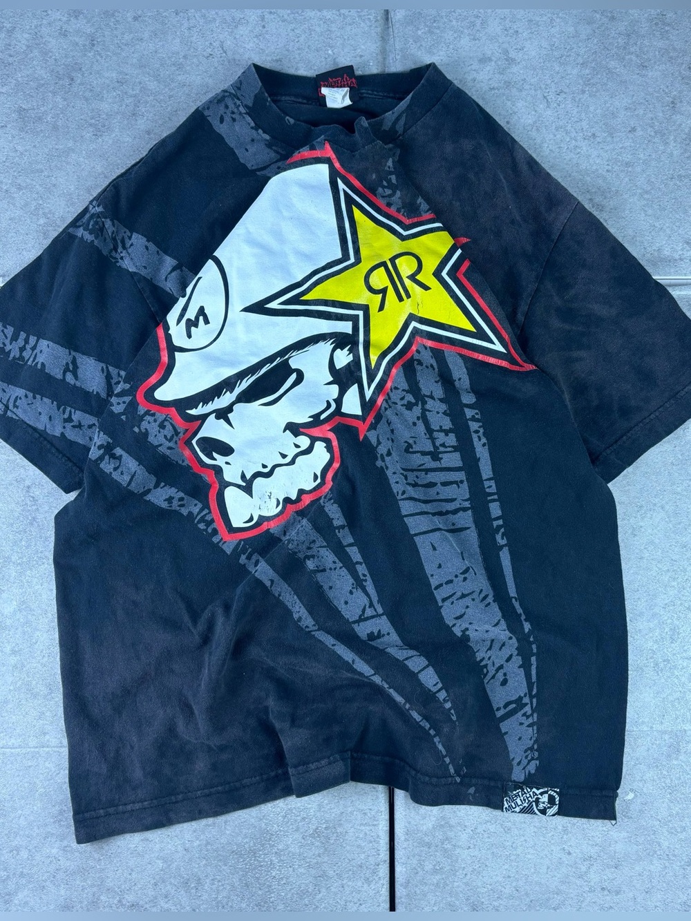 Rare Y2K Metal Mulisha x Rockstar Energy Shirt